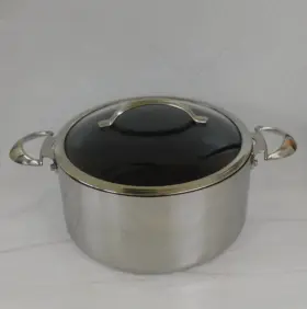 6001252600 Scanpan Haptiq Nonstick Stainless Steel Dutch Oven With Lid 7.5 Quart - New