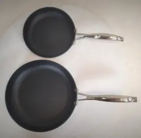65202600 Scanpan Ctx 2 Piece Fry Pan Set 8 And 10.25 Inch -induction Ready-no Box- Free S/h