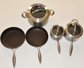 Scanpan 766897479151 Ctx Stainless Steel Nonstick Cookware Set