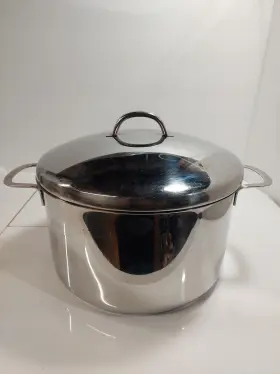 H1810 Schulte-ufer 8 Quart Stock Pot Premium Quality Stainless Steel Induction