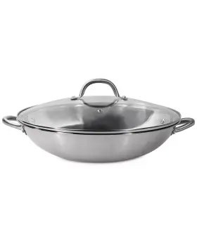 Sedona Kitchen 811625030750 14 Inch Stainless Steel Multipurpose Pan Silver