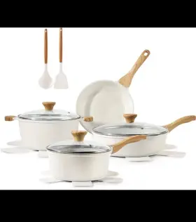 Sensarte 445012519509 Nonstick Ceramic Cookware Set 13-piece Healthy Pots And Pans H