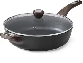 Sensarte 711182010571 Nonstick Frying Pan Skillet With Lid 12 Inch Large Deep 5