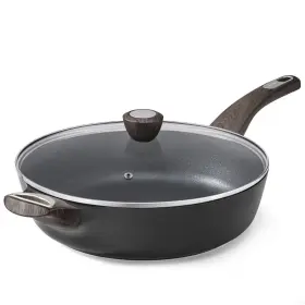 Hc-2reu-1g2f Sensarte Nonstick Frying Pan Skillet With Lid 12 Inch Large Deep 5 Quart Non