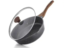 Sa-07 Sensarte 10-inch Nonstick Deep Frying Pan Induction Compatible Pfoa Free