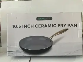 Servappetit 850049913317 10.5 Inch Ceramic Frying Pan