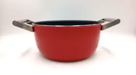 Smeg 812895021936 Open Box - 5 Quart Nonstick Casserole Dish Missing Lid Red