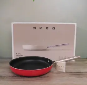 Ckff2801rdm Smeg Retro Nonstick 11 Inch Frypan Red - New