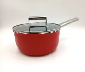 Ckfs2011rdm Smeg Used - 3 Quart Sauce Pan Red