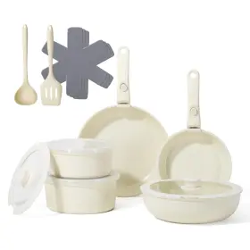 Snowclad 784365472862 Pots And Pans Non Stick 16pcs Ceramic Nonstick Cookware Sets Induction Kitch