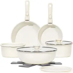 Soday 445008120108 15pcs Pots And Pans Set Non Stick Cookware Sets With Detachable Handle N