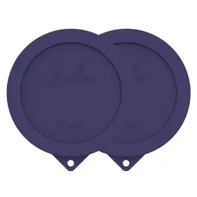 Sophico 612677836235 2 Cup Round Silicone Storage Cover Lids Replacement For Anchor Hocking And Pyrex