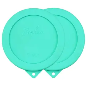 Bks99-2866 Sophico 4 Cup Round Silicone Storage Cover Lids Replacement For Anchor Hocking A