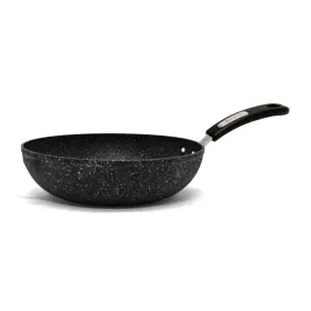 Starfrit 069858303237 The Rock 11ftft 28cm Non-stick Stir Fry Pan - Durable Forged Aluminum Oven