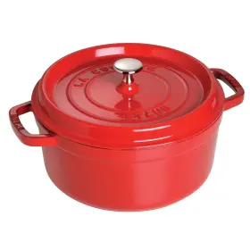 1033400 Staub 7- Quart Round Cocotte Cherry