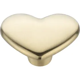 1034348 Staub Heart Knob - Light Gold