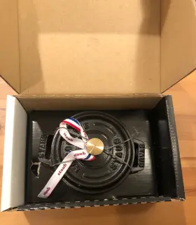 1101025 Staub Nib Black Round Mini Cocotte Enameled Cast Iron Dutch Oven 0.25l With Box