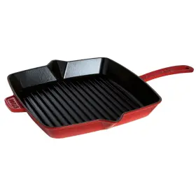 1202906 Staub Cast Iron 10 Inch Square Grill Pan - Cherry