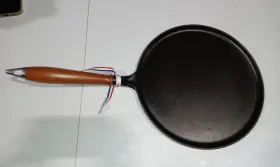 1212823 Staub Cast Iron 11-inch Crepe Pan - Matte Black Madi In France