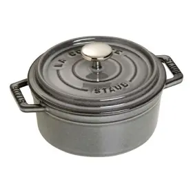 40509-474-0 Staub Sale Cast Iron 0.425 Qt Round Dutch Oven Graphite Grey Black Matte