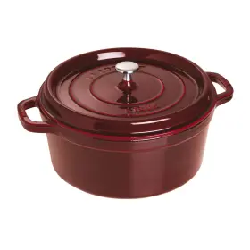 40509-864-0 Staub Sale Zwilling Cast Iron 8.75 Qt Round Dutch Oven Grenadine - Authentic