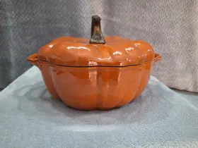 9318 Staub Pumpkin Burnt Orange/cinnamon 3.5 Quart 24cm Cocotte Dutch Oven Nib