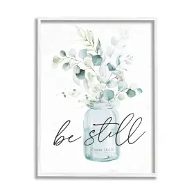 Stupell Industries 196216976748 Be Still Spiritual Botanical Plants Farmhouse Bouquet Design By Lettered And