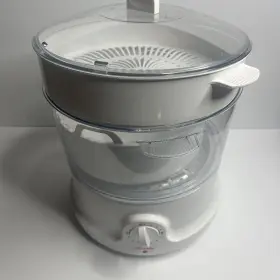 4713 Sunbeam Steamer Rice Cooker 8 Quart 2 Tier Electric Food Tested