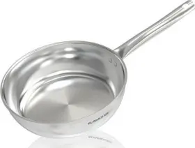 Am20m6e Sunhouse 18/10 8 Inch Stainless Steel Frying Pan Whole-clad No Coatings Skillet