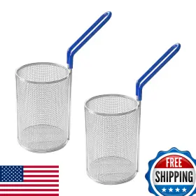 Sunrise B0dc73zkz9 Stainless Steel Pasta Boil Basket 2 5d X 7h
