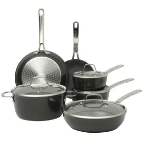 144683.10 Sur La Table Kitchen Essentials Cool Commune Hard Anodized 10 Piece Pfa Free Ceramic Non Stic