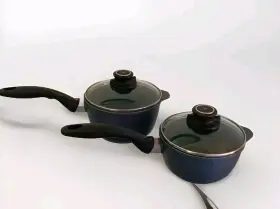 Swiss Diamond 640119210285 2 Nonstick 7 Inch Is 6 Cups 8 Saucepan Glass Lid Made
