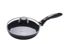 Swiss Diamond 833783004084 8 Inch Frying Pan With Lid - Hd Nonstick Coated Aluminum Skillet Di