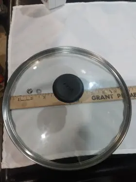 41830 T Fal Lid Replacement For 10 Inch 9.5 Glass Top With Steam Vent Heat Proof Knob