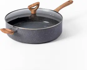 C4538263 T-fal Revive Ceramic Nonstick Frying Pan Lid 6 Qt Oven Safe To 350 F Granite