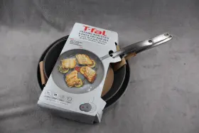 C468s3d1 T-fal Ceramic Non-stick Fry Pan Set 3 Piece 8 10.5 12 In Gray Kitchen