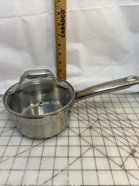 Lid-a7 T-fal Induction Stainless Steel 1quart Pot With Vented Glass
