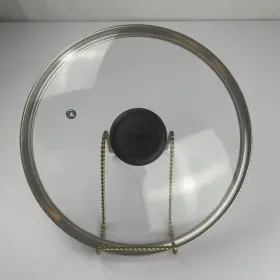 Spe-s2 T-fal Glass Replacement 10 Inch Pot Pan Skillet Lid 9.5 Inner Rim Vented