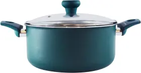 Tc145a Taste Of Home 070775200585 Non-stick Dutch Oven With Glass Lid 5 Quart - New