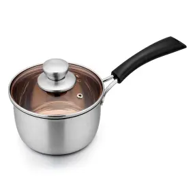Teamfar 652670652463 1 Quart Saucepan Stainless Steel Sauce Pan With Lid Milk Cookware Professio