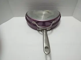 Ft10 Techef Folding Frittata And Omelet Pan Coated With Teflon Non-stick Preowned