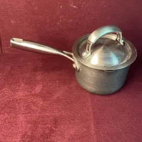 000462 Technique 1/2 Quart 0.4l Nsf Hard-anodized Nonstick Pot With Lid Nice