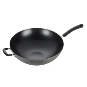 350f Tefal 032406064294 T-fal Ultimate Hard Anodized Nonstick Wok 14 Inch Oven Broiler Safe Black