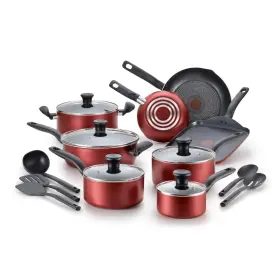 2100080532 Tefal T-fal Initiatives Nonstick Cookware Set 18 Piece Oven Broiler Safe 350f Kit