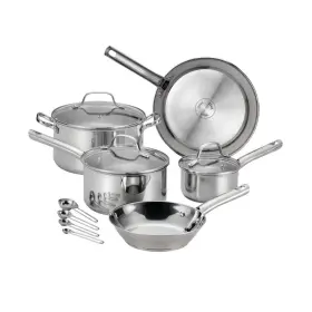 82430406 Tefal T-fal Performa Stainless Steel Cookware 14pc Set Silver