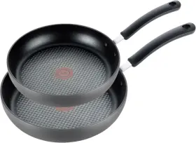 8400001950 Tefal T-fal Ultimate Hard Anodized Nonstick Fry Pan Set 2 Piece 10 2-piece Gray