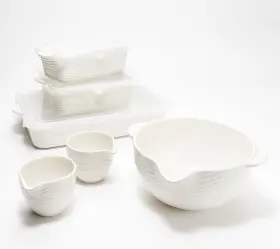 K51256 Temptations Temp-tations Woodland 6-piece Prep And Bake Set White