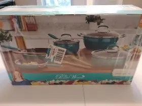 The Pioneer Woman 085081597465 Pw53968818146cu Frontier Speckle 12pc Aluminum Cookware Set