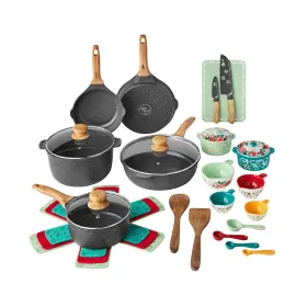 Pwa402795514461 The Pioneer Woman Prairie Signature 30-piece Cast Aluminum