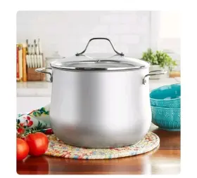Pws342769314354 The Pioneer Woman Timeless Stainless Steel 12 Quart Stock Pot With Lid